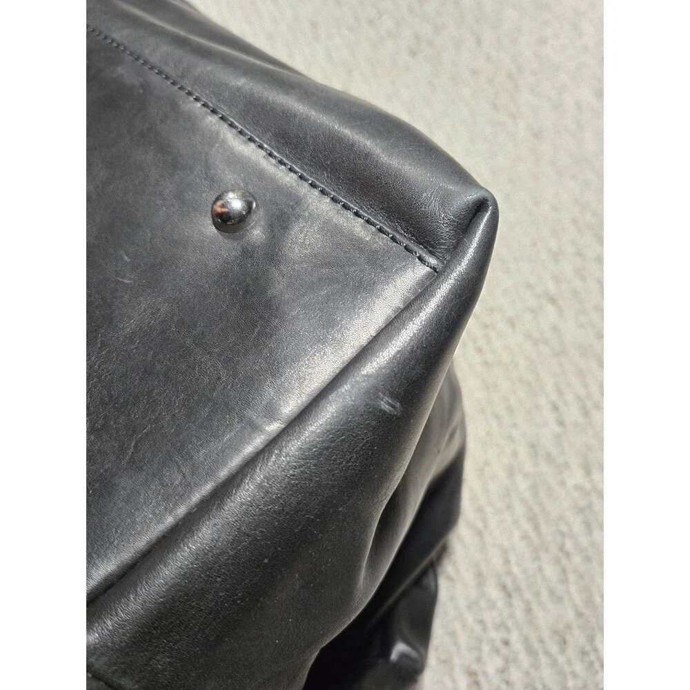 Nwt Osprey London Stowaway Weekender Bag Holdall Leather Vintage Black